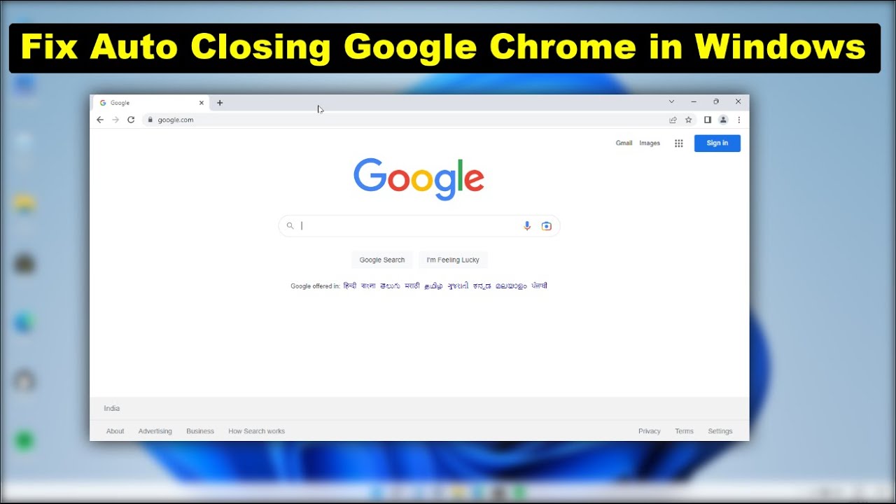 Как исправить автоматическое закрытие браузера Google Chrome в Windows 11/10