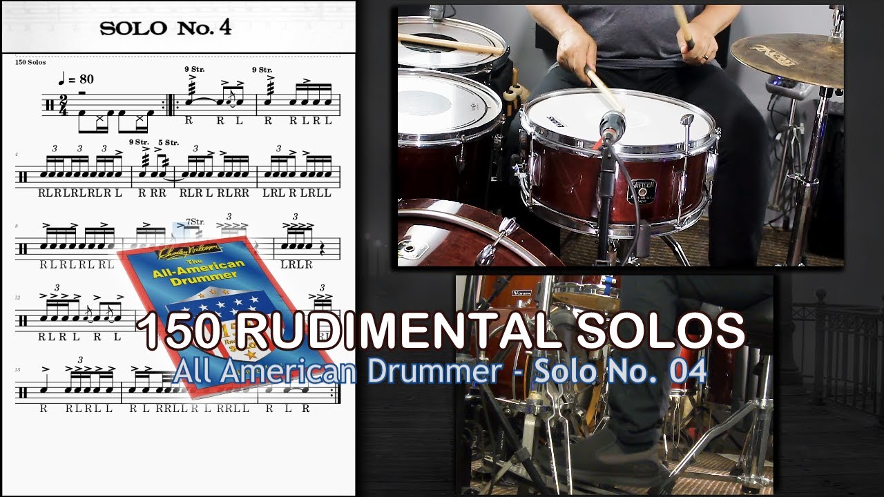150 Rudimental solos - Solo No. 04