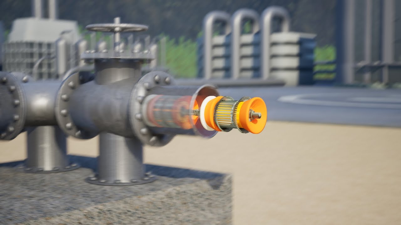 Pipeline Inline Inspection — 3D Technical Animation