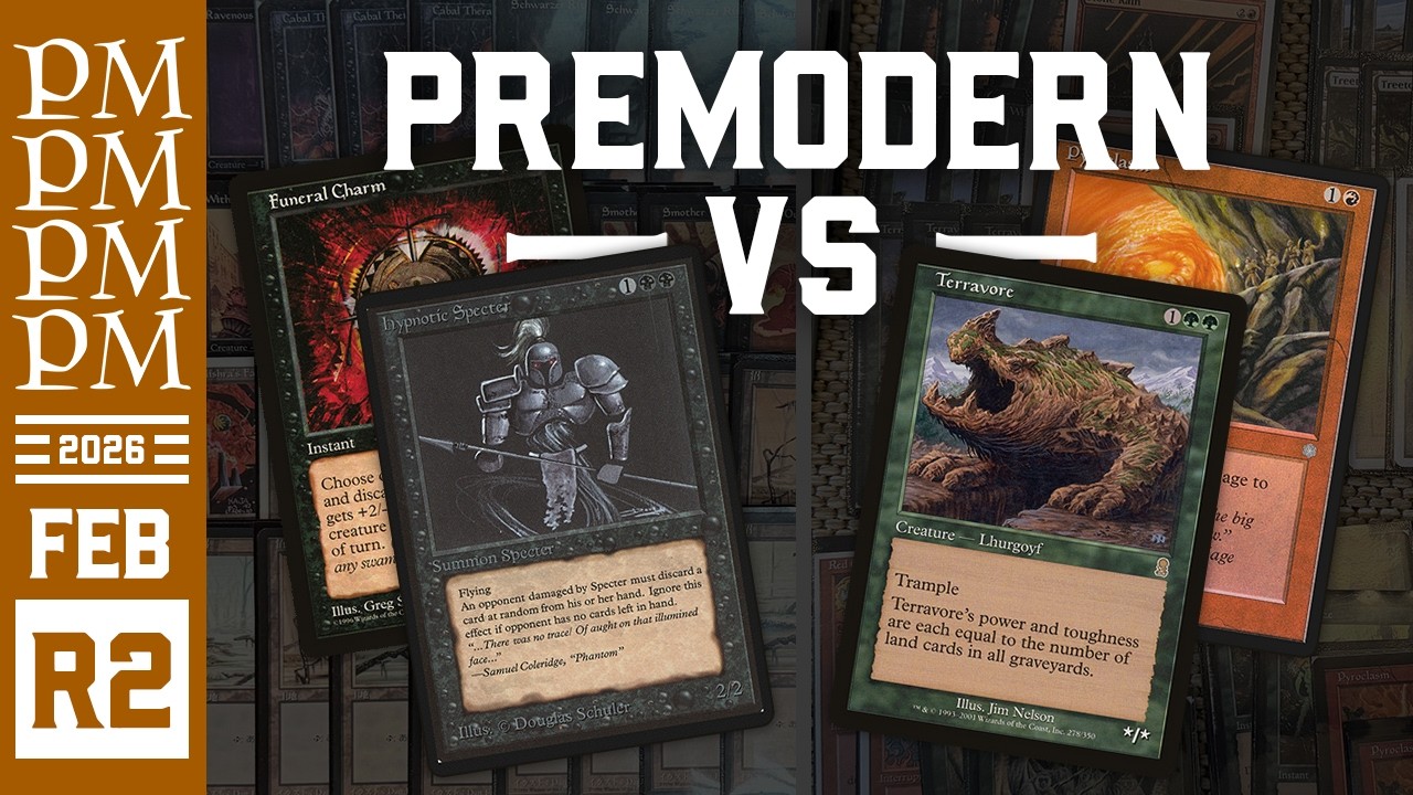 Moneyball Black против RG Oath Ponza - 2 раунд - февраль 2026 г. Premodern Monthly