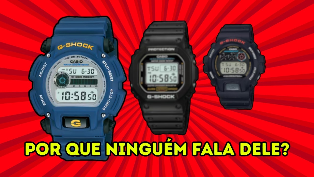 A Trinca Dourada da G-Shock: por que o DW-9052 é tão esquecido?