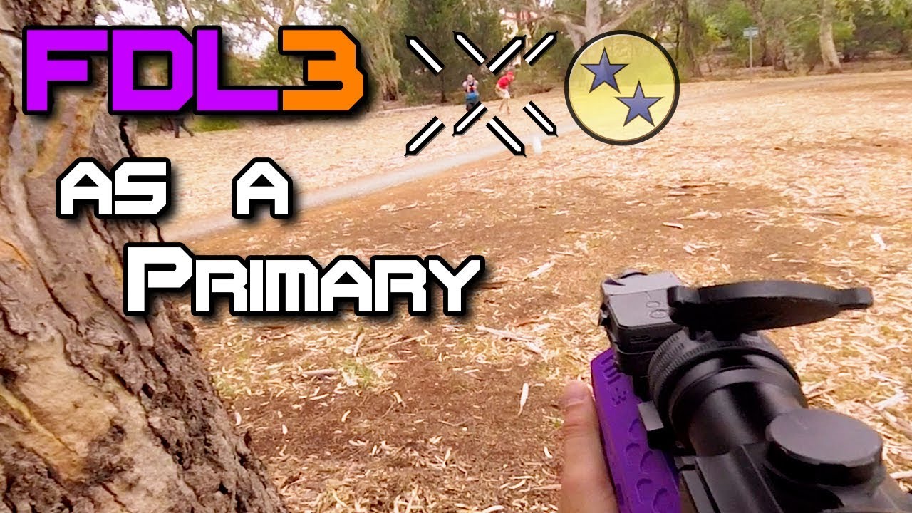 [Nerf Gameplay] FDL-3 at a 250fps Nerf War (King of the Hill)