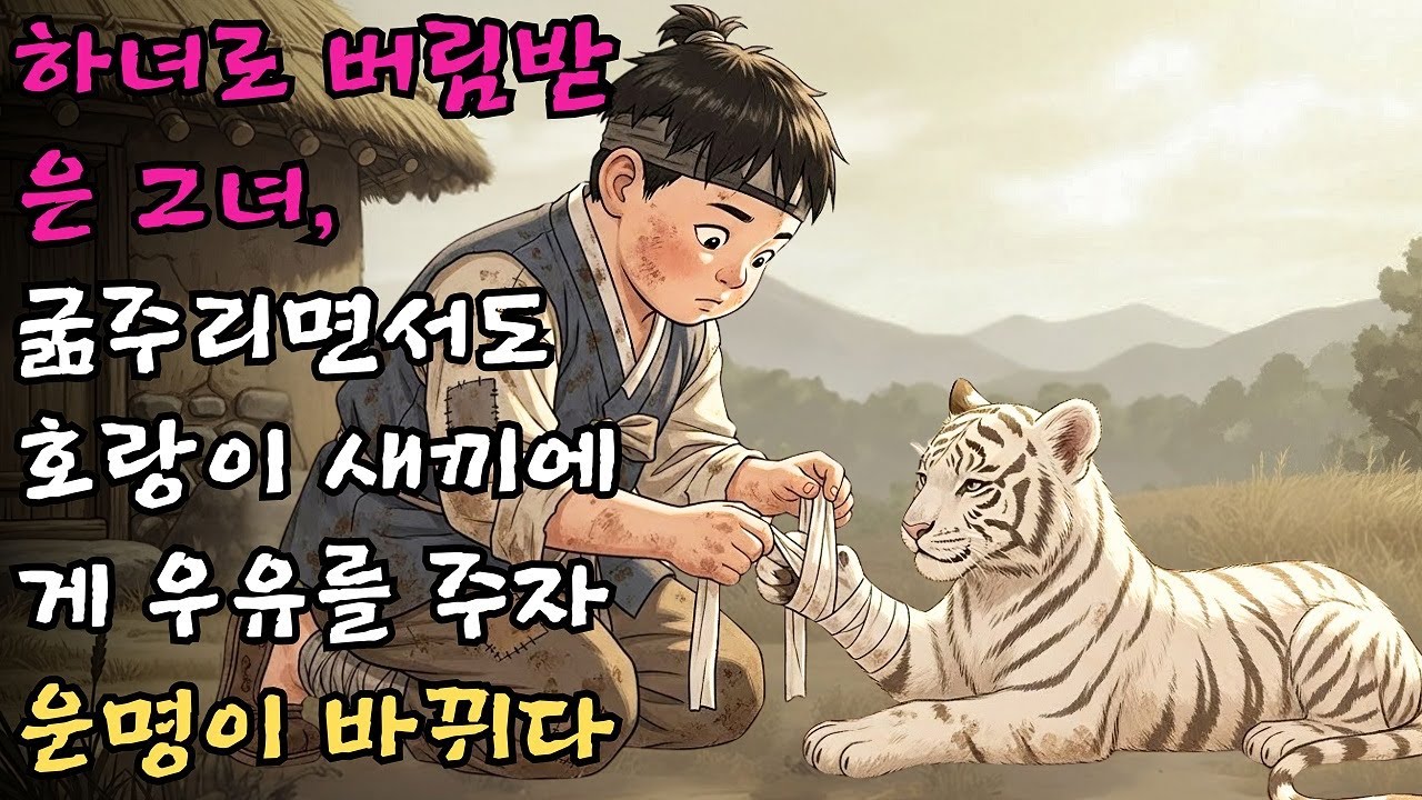 천대받던 가난한 남자가 호랑이를 구하자, 몇 년 뒤 기적이 인생을 뒤집다 #야담 #민담 #전설 #설화