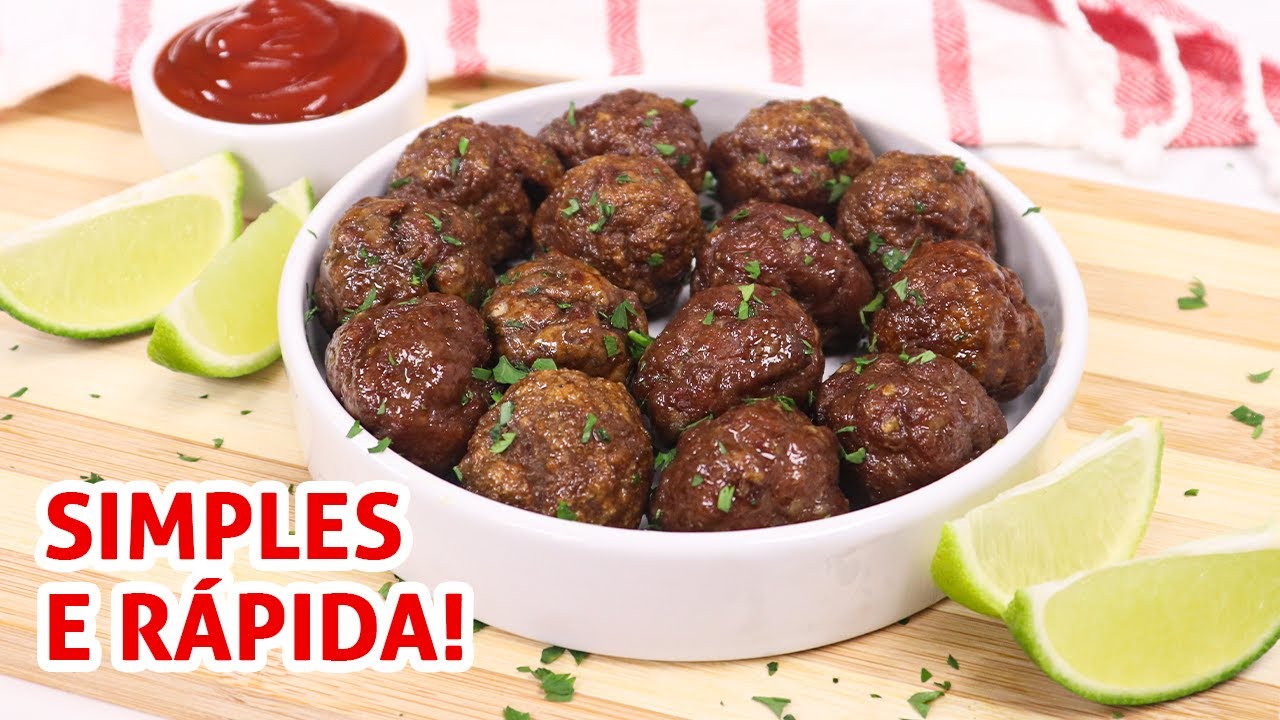 ALMÔNDEGAS FRITAS DE CARNE MOÍDA | Receita