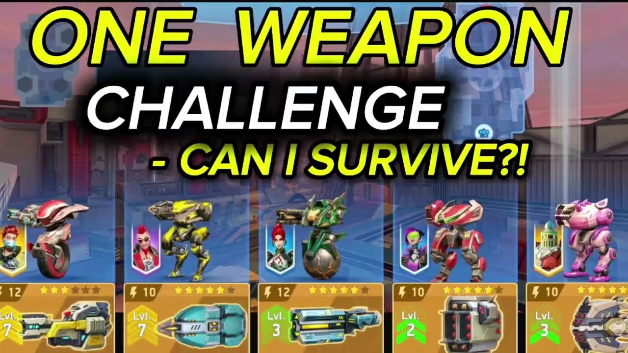 ONE WEAPON CHALLENGE 😱 Can I Survive in Mech Arena?!