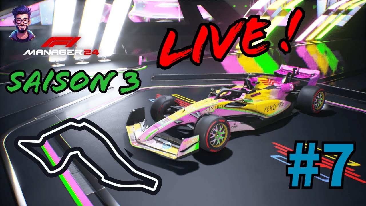 🔴 F1 Manager 24 / GP de Monaco / Espérons avoir une bonne voiture en qualifications...