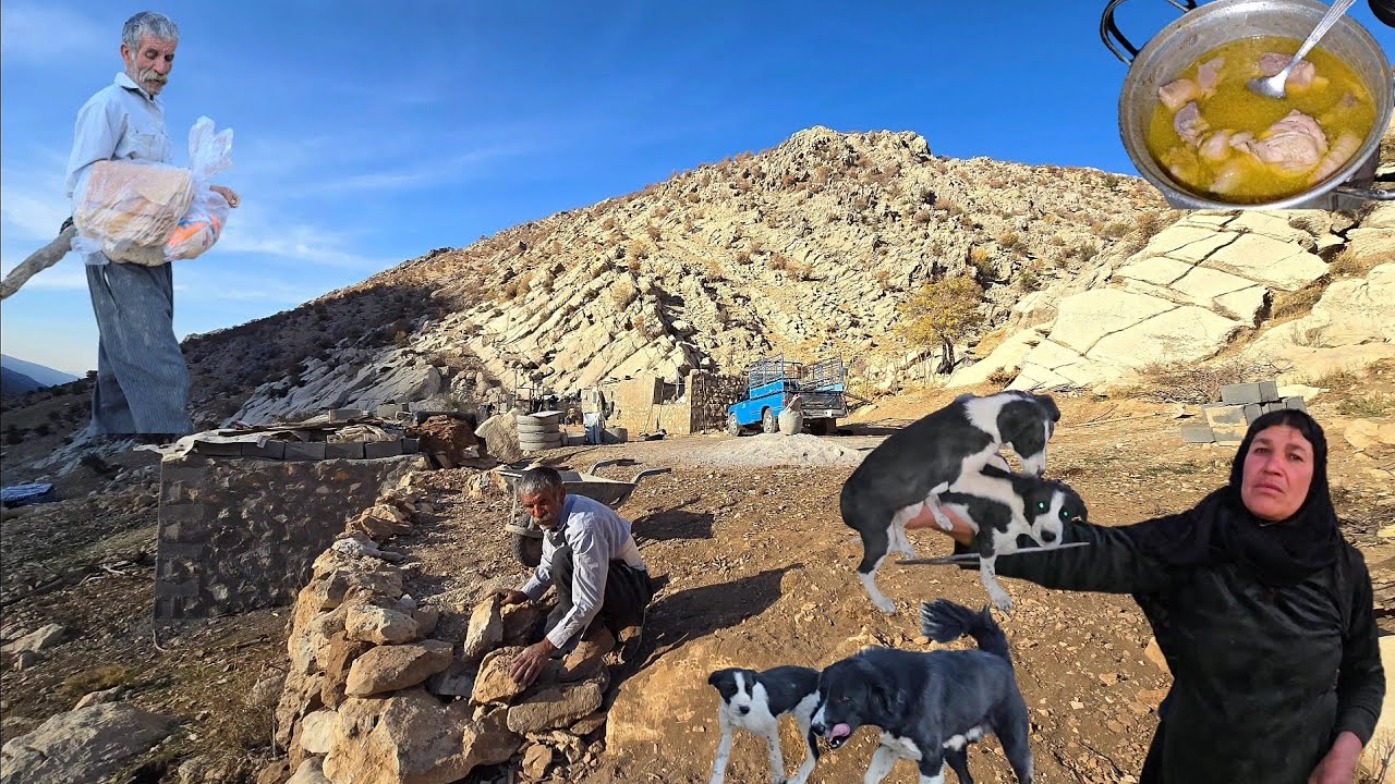 Iran nomadic life: hard work, beautiful nature and delicious food!