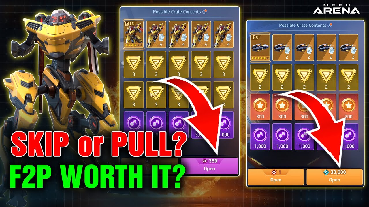 Lacewing & Berserker 8 Crate Rush &mdash; What&rsquo;s Worth It for F2P? | Mech Arena