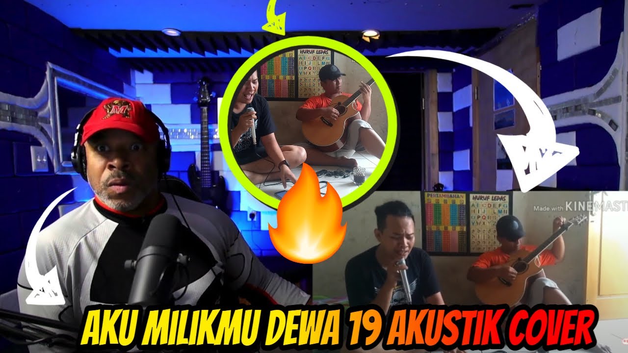 WOW THATS A 🔥 COLLAB | ALIP BA TA  - Aku milikmu - Dewa 19 (akustik cover) - Producer Reaction