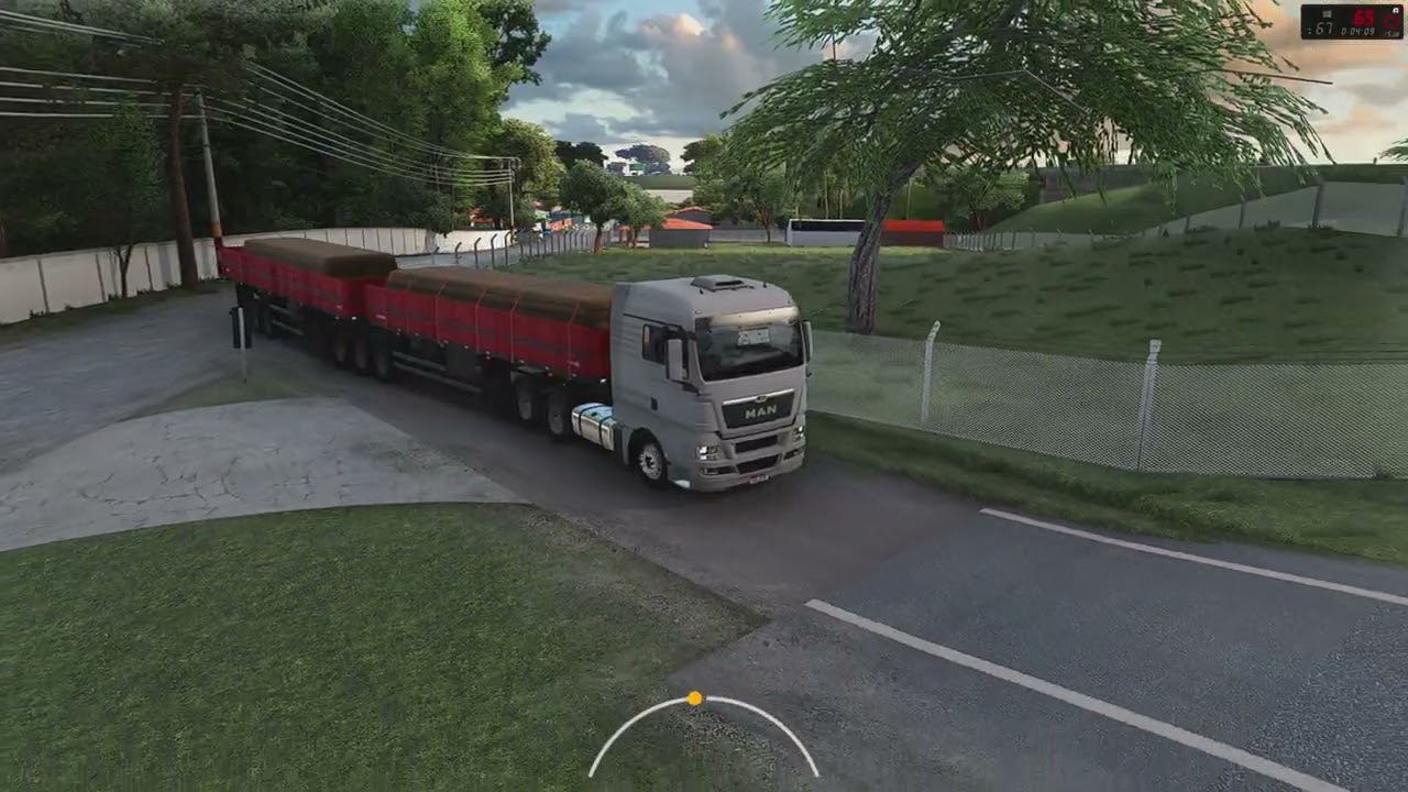 MAN tgx no 25 mts carregado de cimento!! ( acidente na pista )