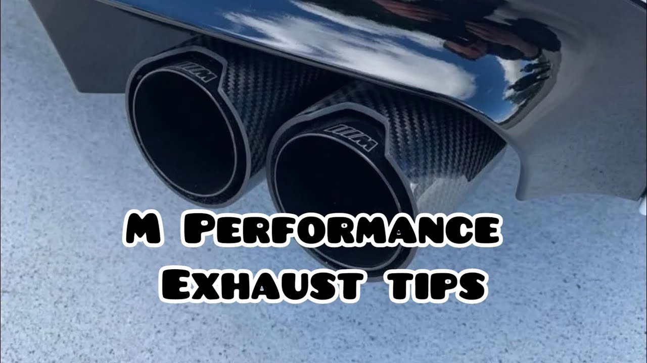 2024 BMW M240i G42 M Performance style exhaust tips Installation
