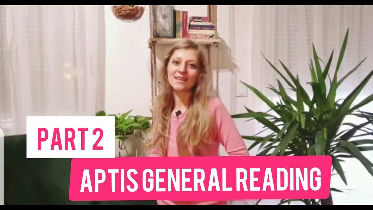 APTIS GENERAL READING part 2: Reorder Sentences