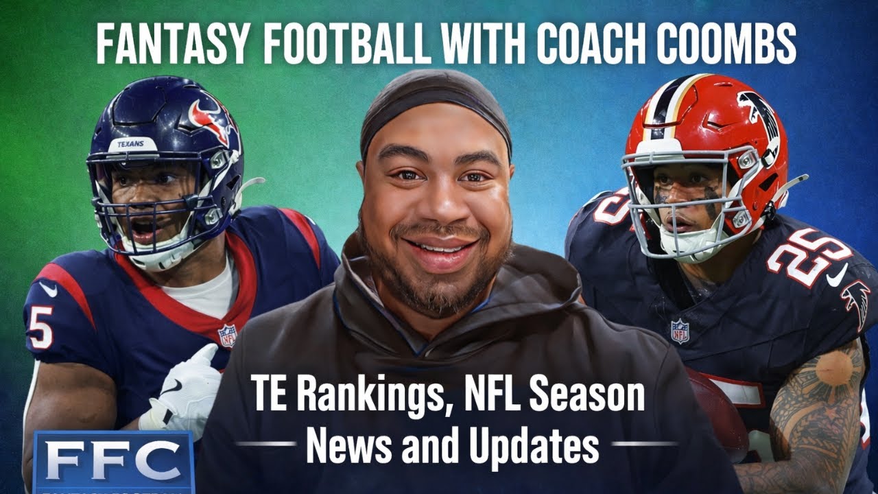 TE Rankings After the Season + NFL News & Free Agency Updates | FFC Live