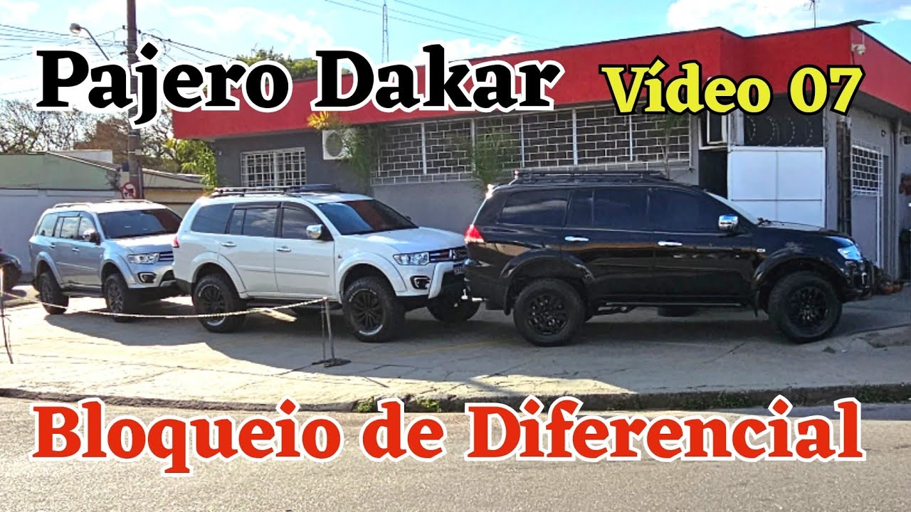 Pajero Dakar Vídeo 07 - Teste Bloqueio de Diferencial - Over Bumper - Higienização - Espelhamento