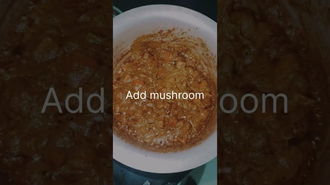 How to make mushroom curry #food #foodie #foodblogger #foodlover #indianfood #foodblogger #video 