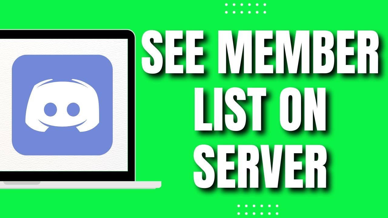 How To See Member List In A Discord Server (EASY 2023)