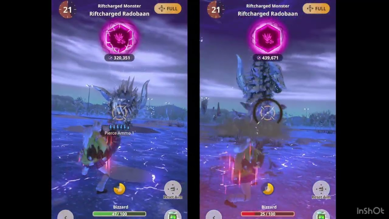 [MHN] Duo Diablos HBG vs Radobaan Riftcharge l Monster hunter now 