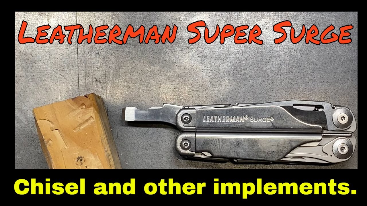 Leatherman Super Surge Part 5 : Installing The Chisel And Remaining Implements