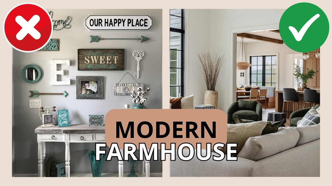 Farmhouse Decor Trends 2025: How to Get the Cozy Modern Look - Home Decor Ideas