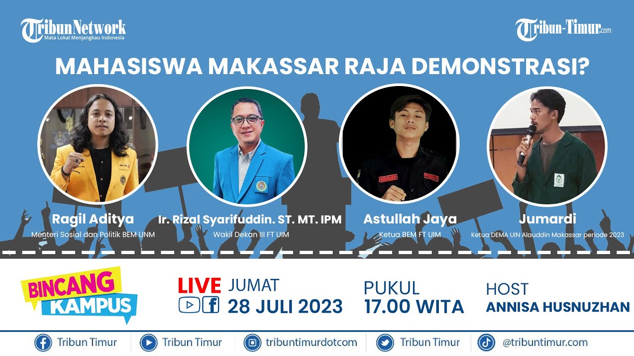 🔴BINCANG KAMPUS: Mahasiswa Makassar Raja Demonstrasi?