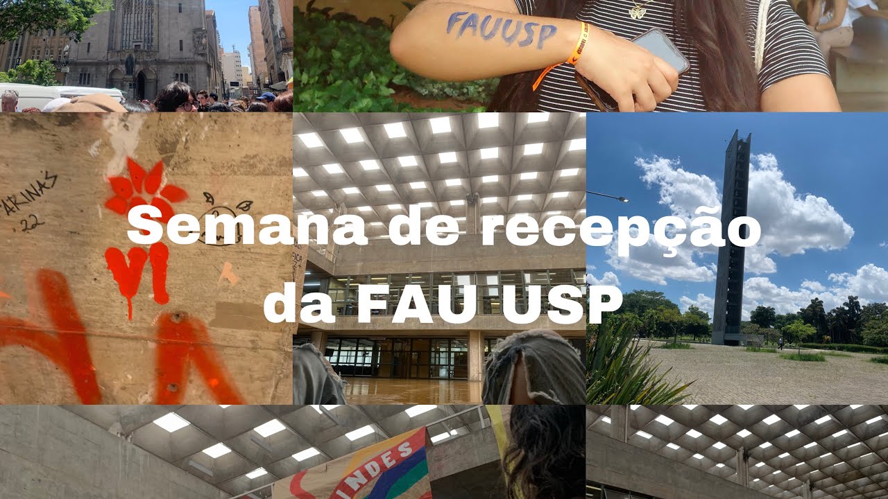 Melhor semana de todas!!! Semana de recep&ccedil;&atilde;o da FAU USP 💚💙🦇