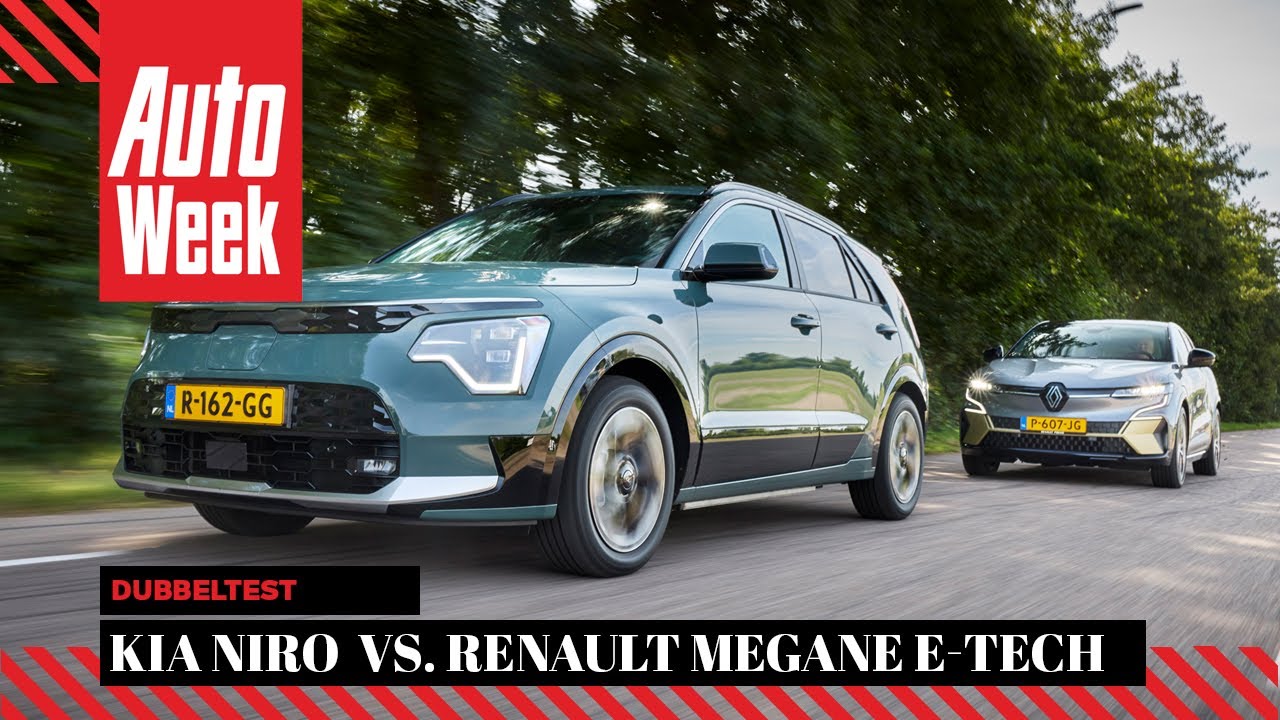 Kia Niro EV - Renault Megane E-Tech Electric - AutoWeek dubbeltest
