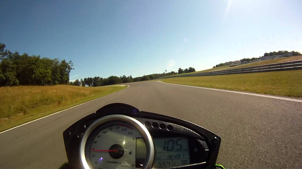 Circuit de Haute Saintonge - La Genetouze - Z750 On Board 17/06/12 - Debutant Session #5