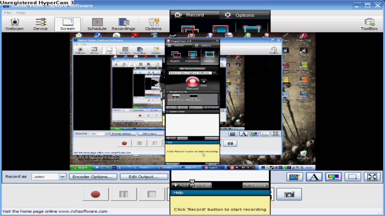 Debut video capture tutorial. [How to use]
