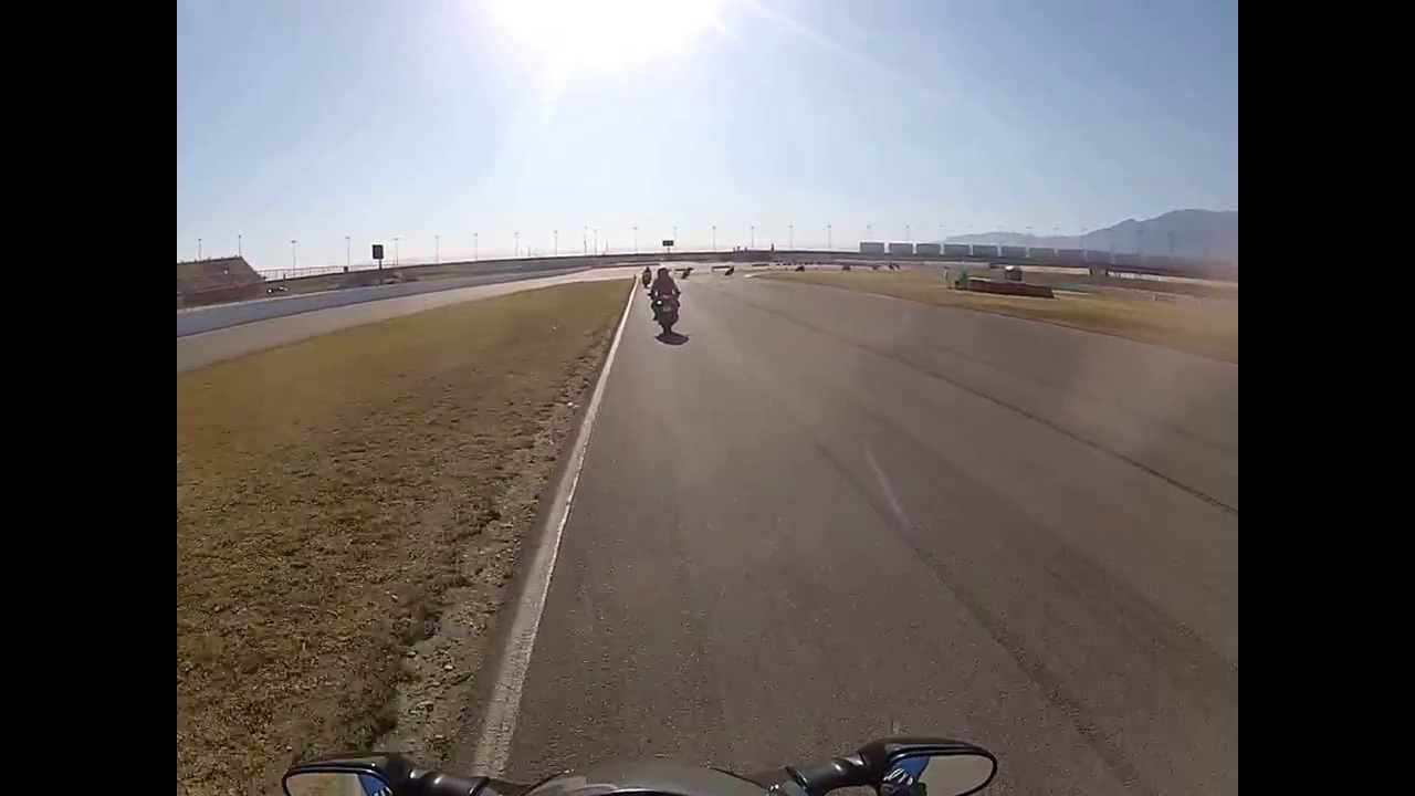 Honda CBR 1100xx blackbird at Fontana's Autoclub Speedway - April 21, 2013