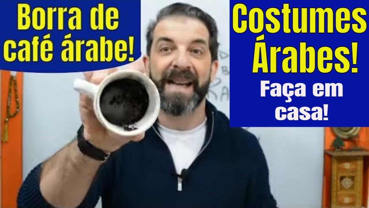 Borra de Café Árabe! Faça em casa!