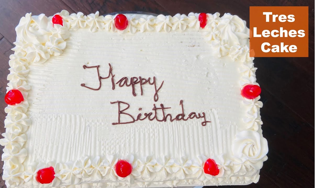 3 Milk Cake Recipe/How to Make Tres Leches Cake/Easy & Simple Milk Cake/Tres Leches Cake