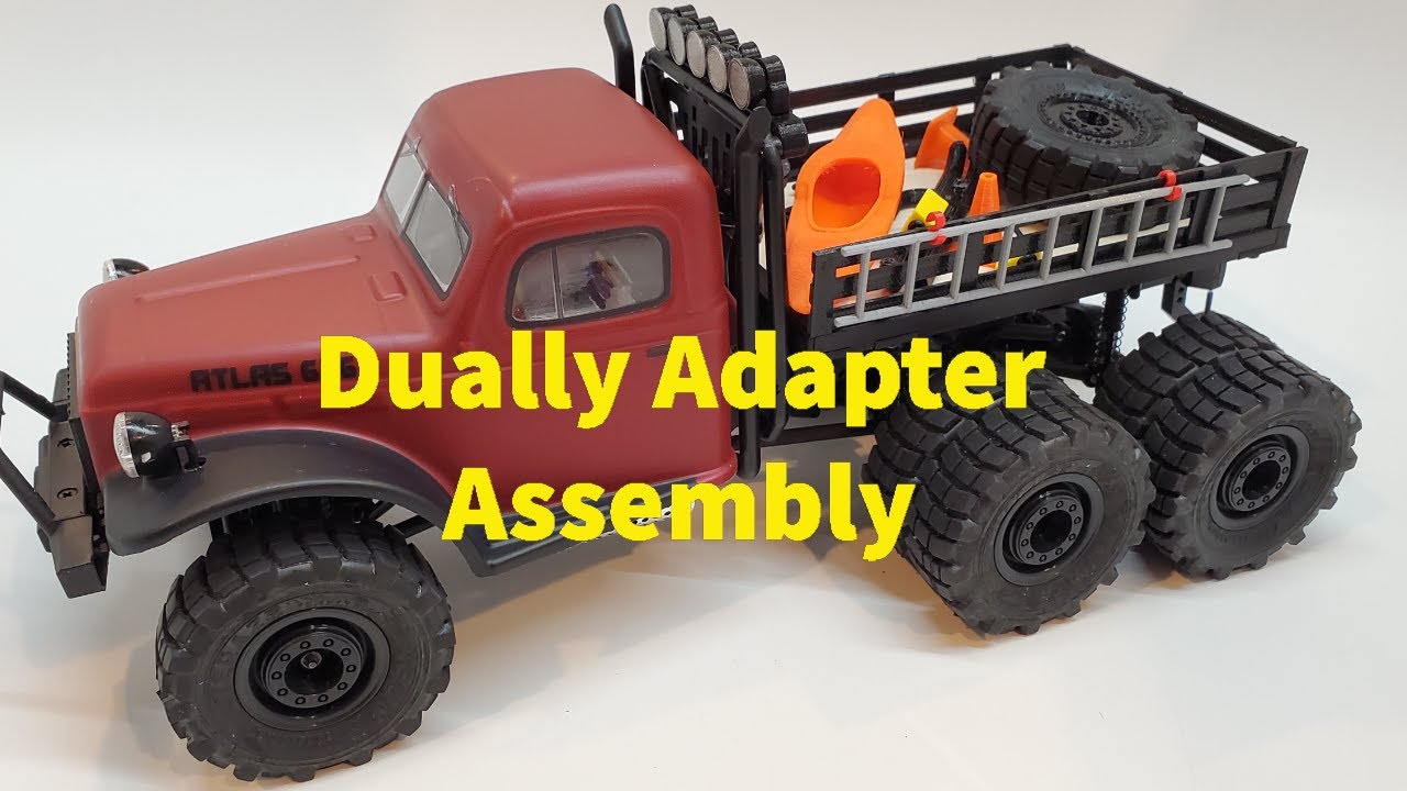 FMS Atlas 6x6 Dually Adapter install