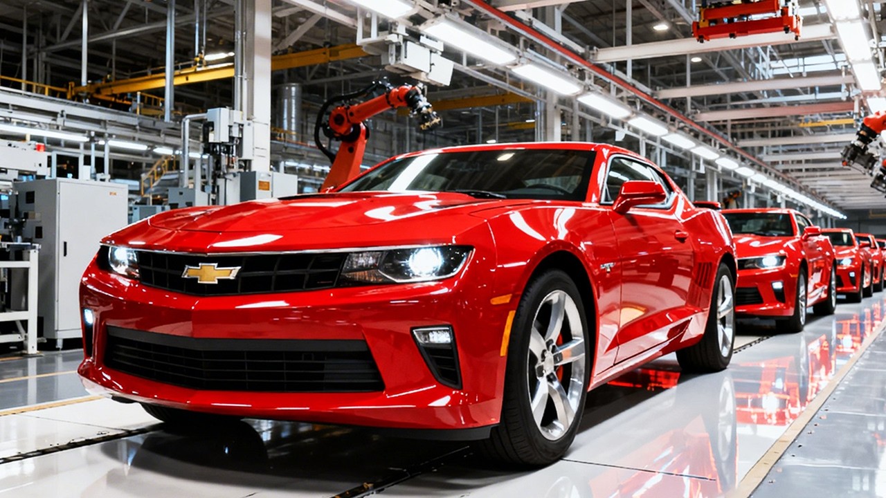 How the Chevy Camaro Is Built | Inside America’s Muscle Car Factory (Full Process)