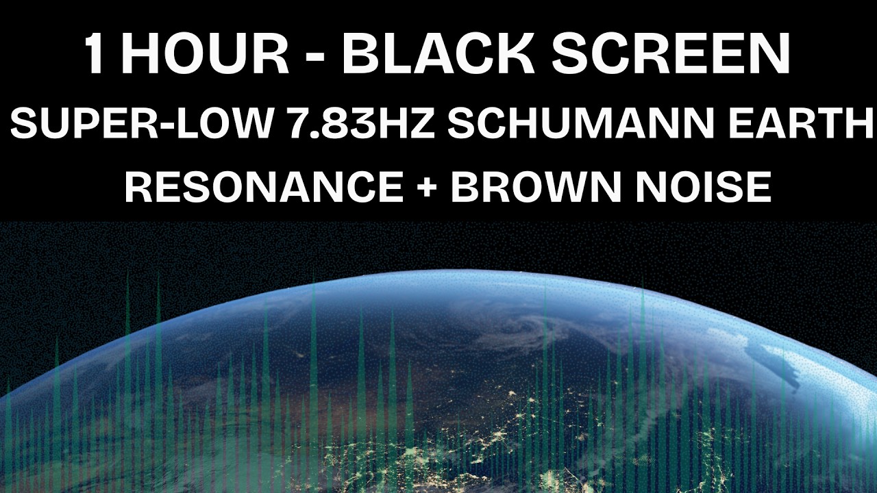 🎧 Resonant Earth | Ultra-Low 7.83Hz Schumann Wave + Brown Noise for Grounding, Balance, & Connection