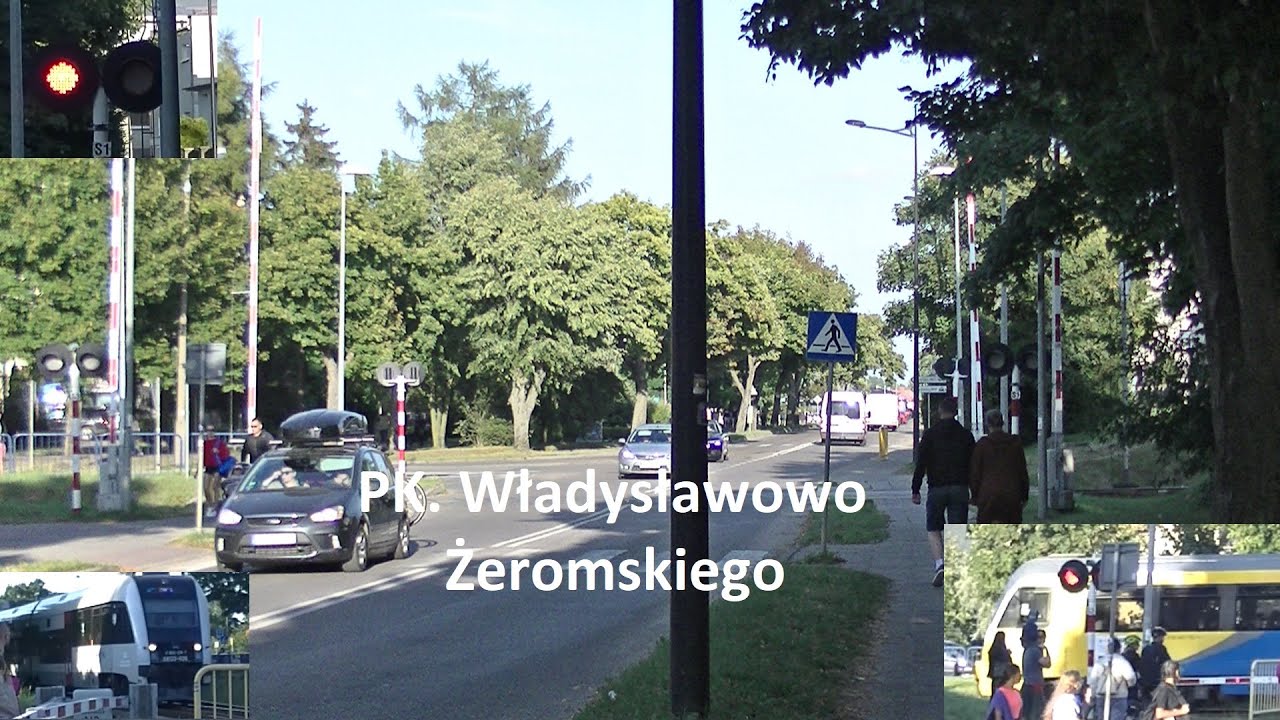 Prezentacja Przejazdu Kolejowego Ul. Żeromskiego Władysławowo. Sierpień 2021