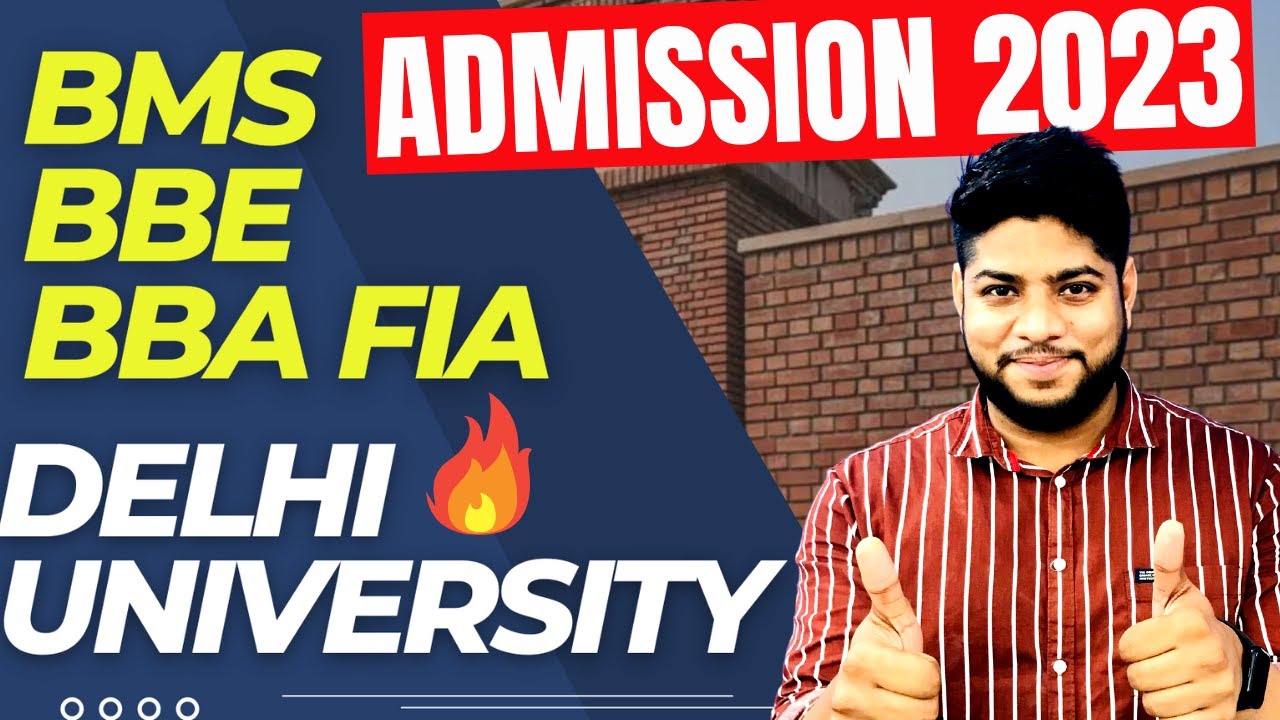 Delhi University BBA BMS BBE Admission Process 2023🔥Entrance Exam Syllabus Pattern Complete Details🔥