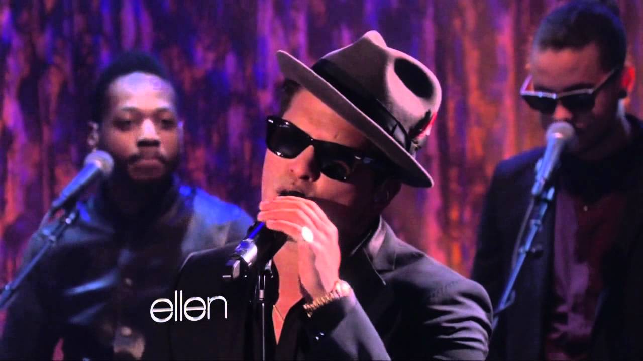 Bruno Mars - It will rain (the ellen degeneres show)