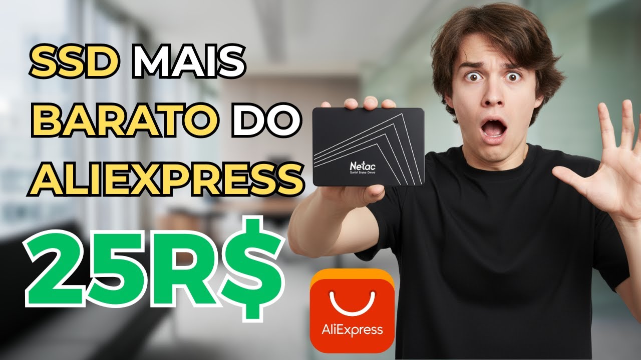 COMPREI O SSD MAIS BARATO DO ALIEXPRESS - SERÁ QUE PRESTA?