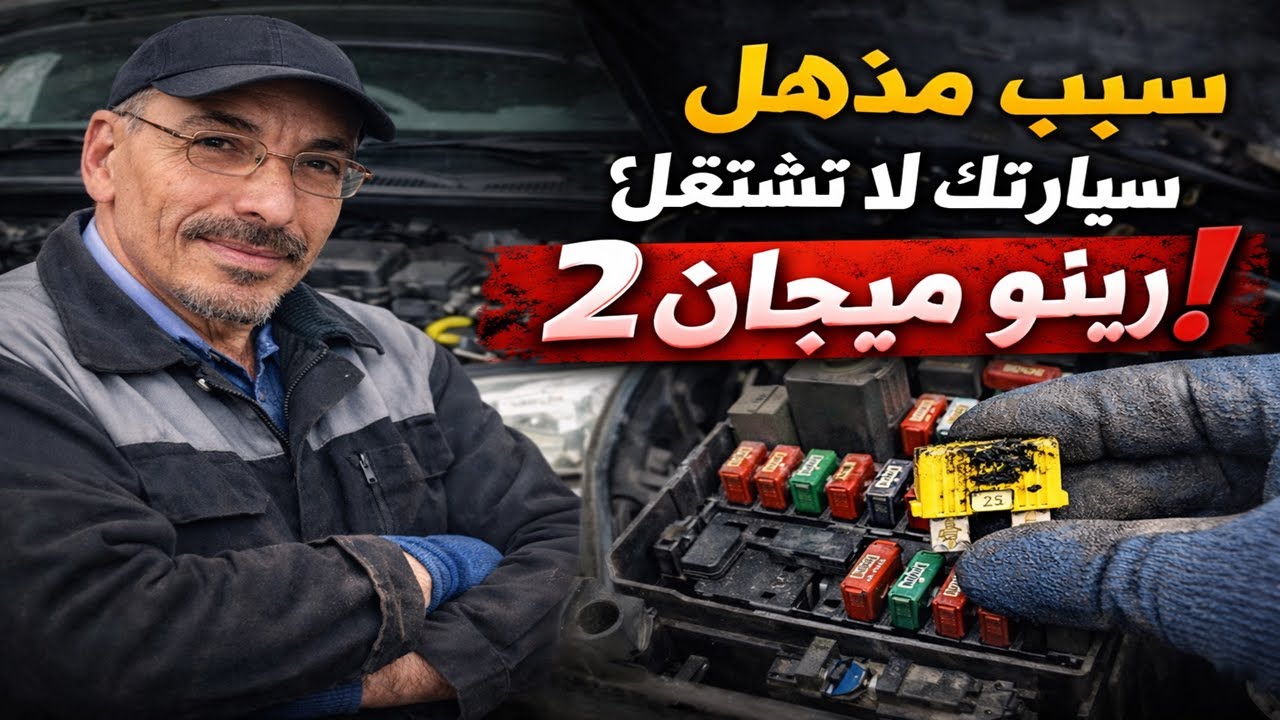 السيارة لا تعمل طريقة فحص فيوز دائرة الكهرباء Megane 2