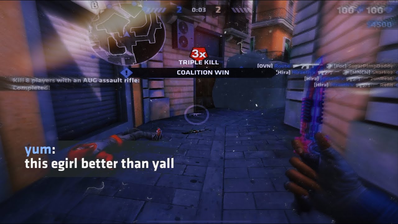 “Got carried by a girl”