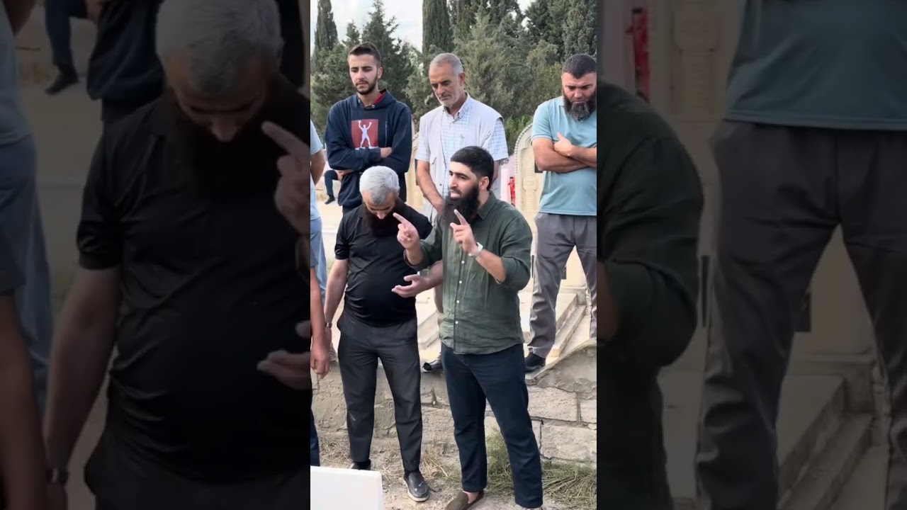 Ceyhun qardaşın anasının dəfni. Elçin Rufullayev