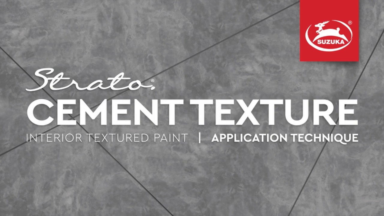 SUZUKA'S STRATO&reg;️: Cement Texture Paint (SCT) Extended Version of Application Method