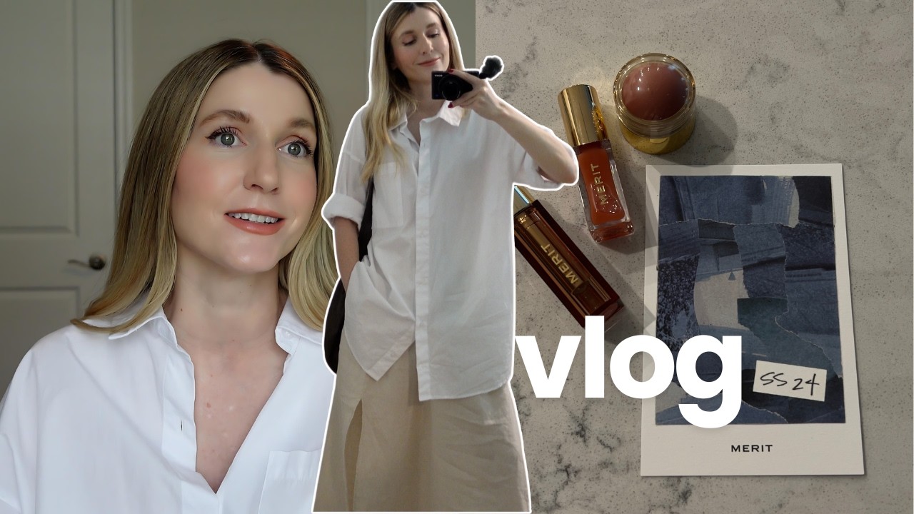 A WEEK OF OUTFITS AND THRIFTING + MERIT BEAUTY NEW IN