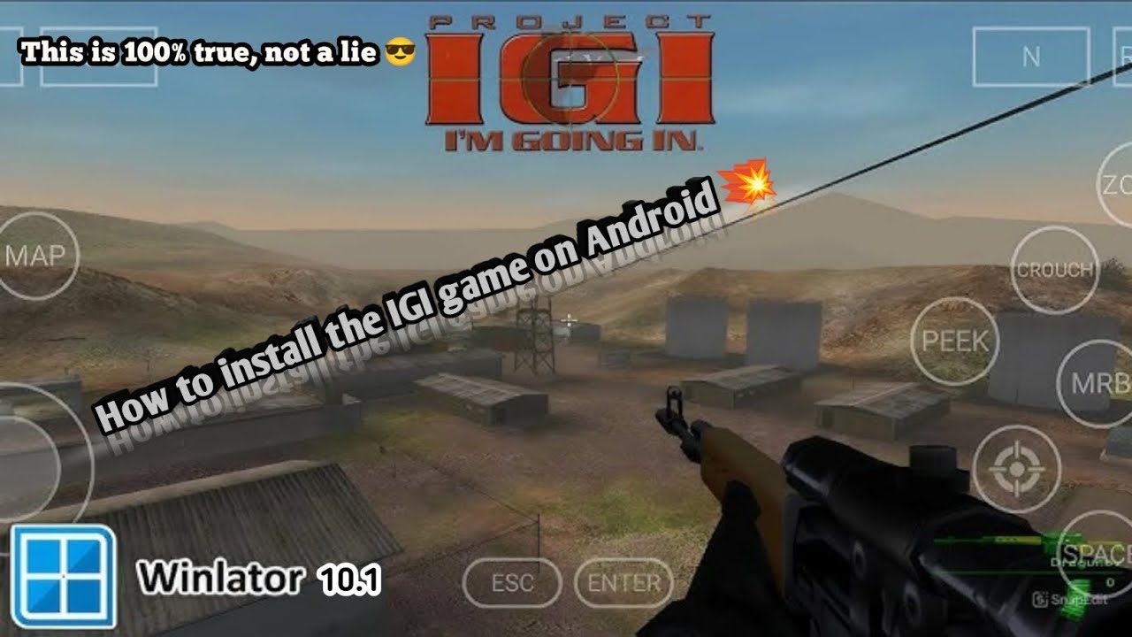PROJECT IGI 1 Winlator 10.1 download & play | Assistant SL