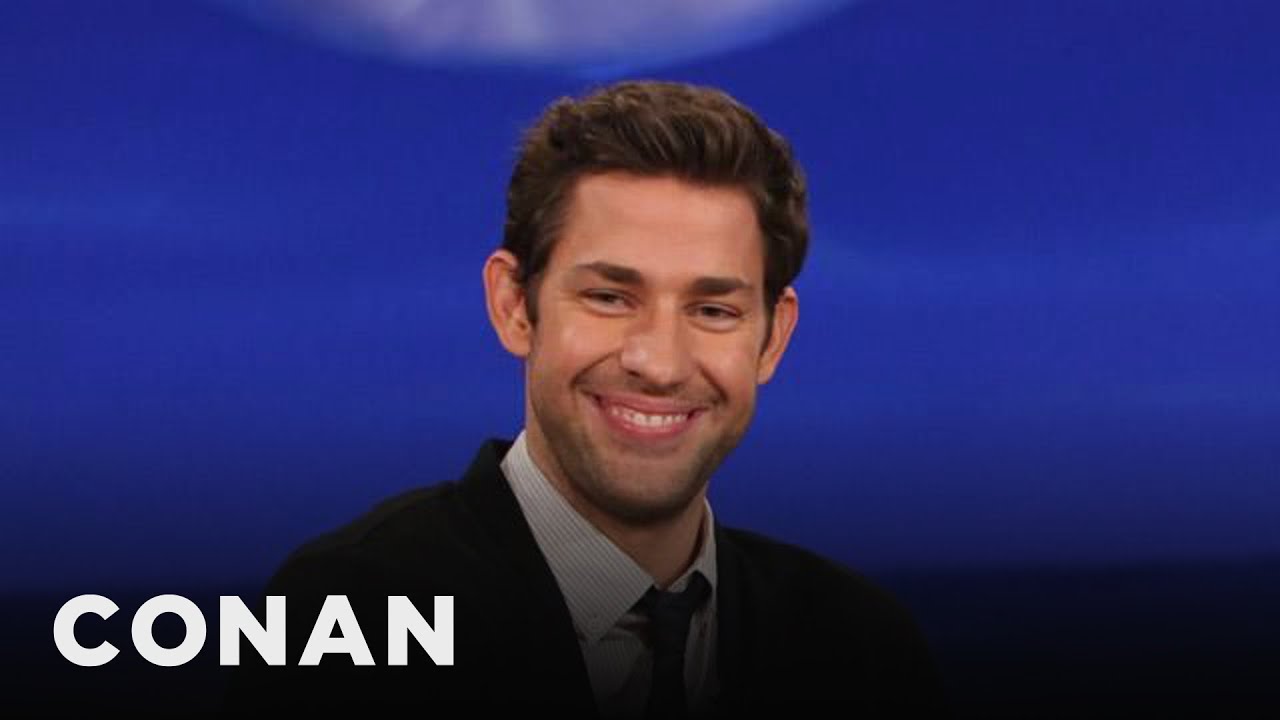 John Krasinski Compliments Conan’s Biking Look | CONAN on TBS