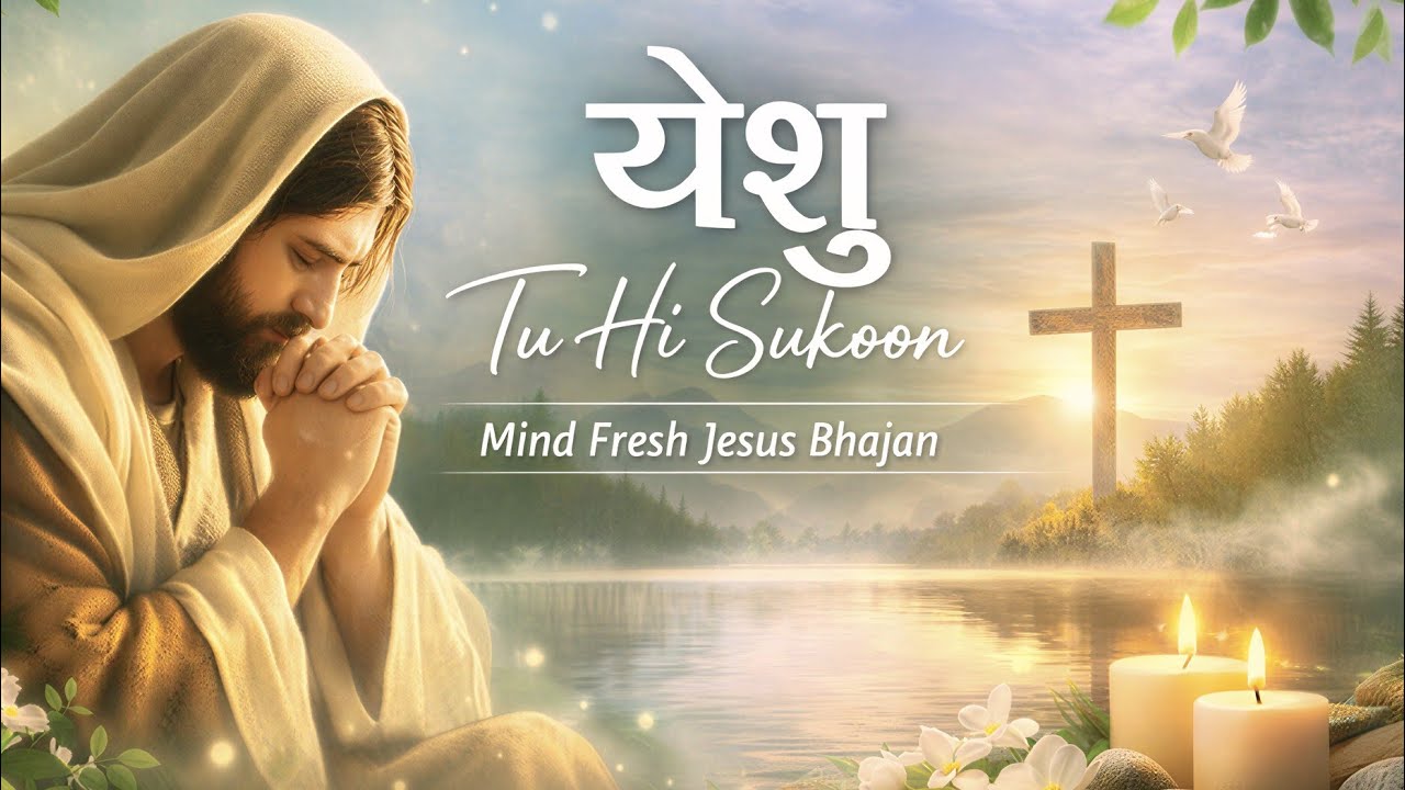 ❤️‍🩹Yeshu Tu Hi Sukoon 💖| Mind Fresh Jesus Bhajan | Peaceful Worship Song | Stress Relief Prayer✝️