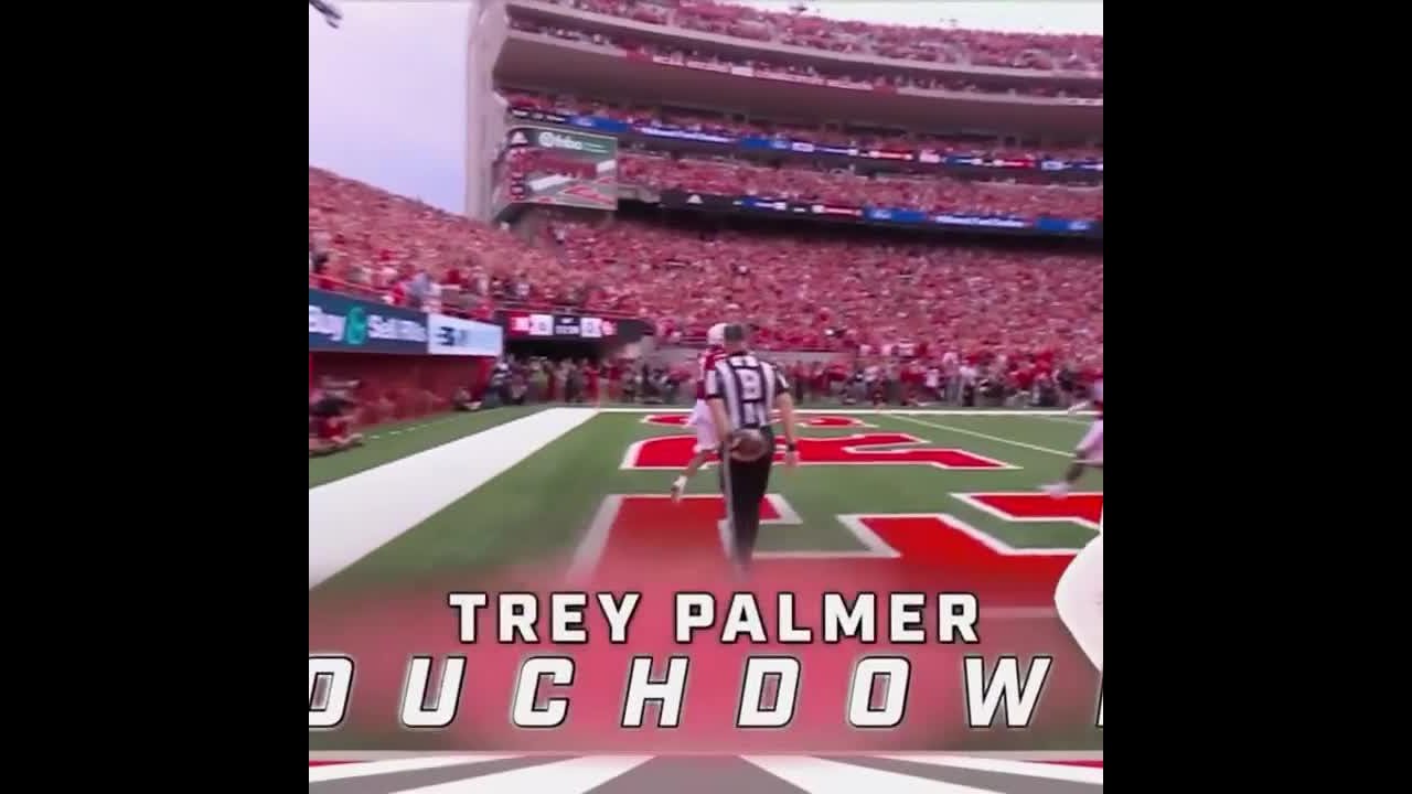 Nebraskas QB Casey Thompson Opens Up the Scoring  vs. Oklahoma | Big Ten Football