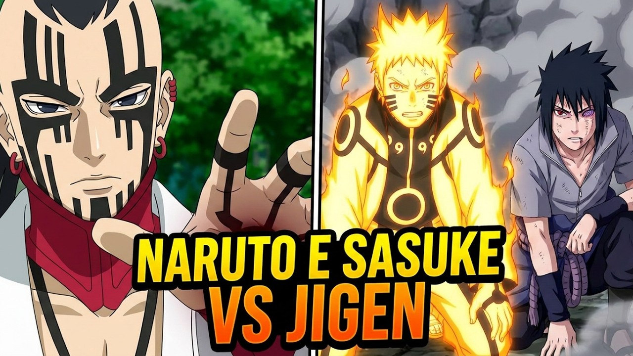 Naruto e Sasuke Vs Jigen Luta Completa｜Boruto dublado #naruto  #boruto