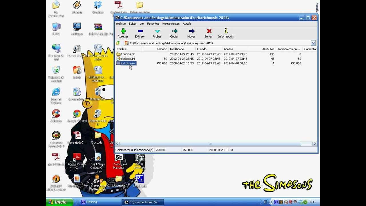 recupera infomacion con lockir 7-Zip File
