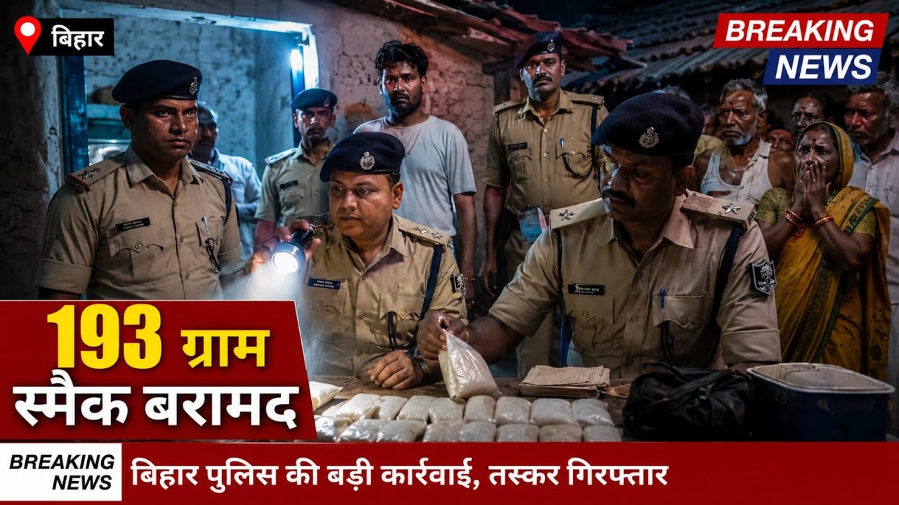 अररिया में स्मैक का बड़ा खेल बेनकाब! घर से ड्रग्स, नकदी और बाइक बरामद